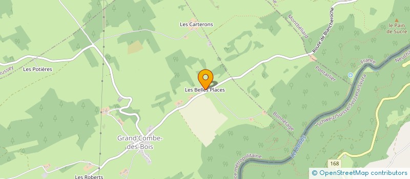 localisation de l'entreprise INDIVISION VUILLEMIN  GRAND COMBE-DES-BOIS