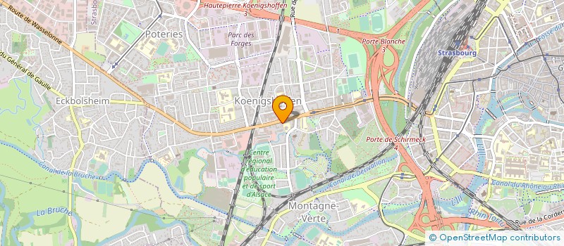 localisation de l'entreprise INDIVISION VUILLOD ERBISTI à STRASBOURG