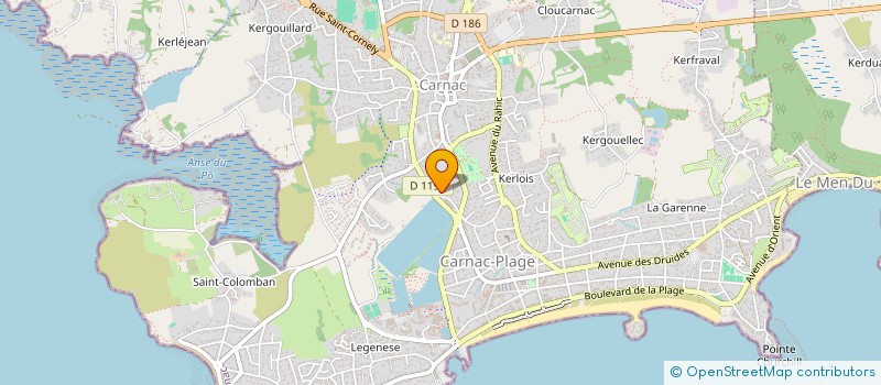 localisation de l'entreprise INDIVISION VULLIEZ JEAN MICHEL ET ODILE  CARNAC