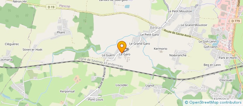 localisation de l'entreprise INDIVISION VULPHIE MOURLIN  PLOEREN