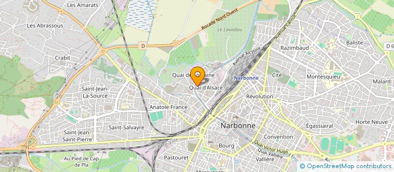 localisation de l'entreprise INDIVISION WALKOWIAK HOFFMEYER  NARBONNE