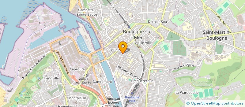 localisation de l'entreprise INDIVISION WALLOIS  BOULOGNE-SUR-MER