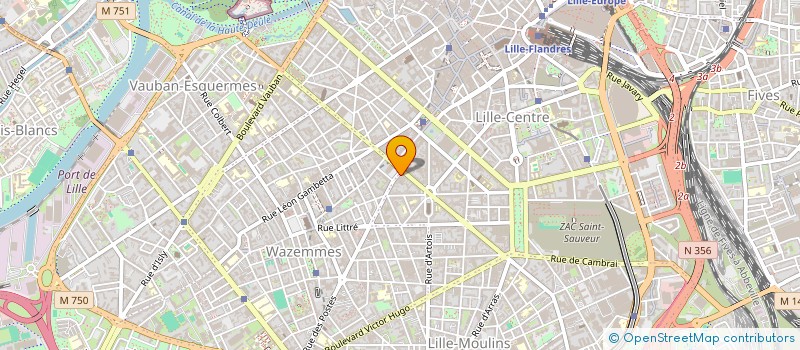 localisation de l'entreprise INDIVISION WARGNIER BREFFEIL  LILLE