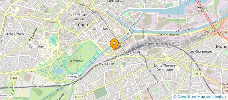 localisation de l'entreprise INDIVISION WEBER HOMMAIS à CAEN