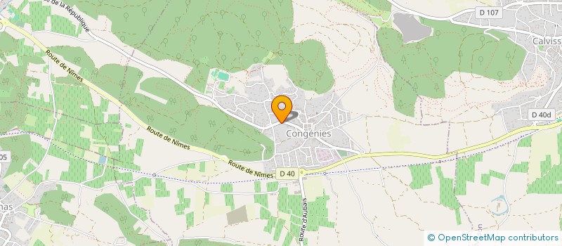 localisation de l'entreprise INDIVISION WEBER SEGURA  CONGENIES