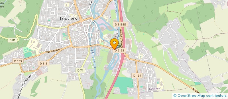 localisation de l'entreprise INDIVISION WEBER THIERRY à LOUVIERS