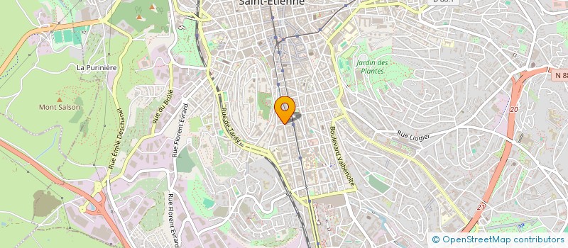 localisation de l'entreprise INDIVISION WEINBERG  SAINT-ETIENNE