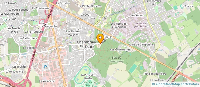 localisation de l'entreprise INDIVISION WELNOWSKI  CHAMBRAY LES TOURS