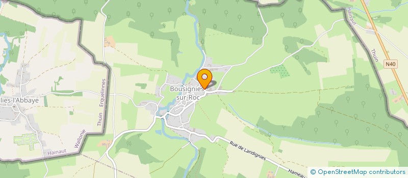 localisation de l'entreprise INDIVISION WELONEK à BOUSIGNIES-SUR-ROC