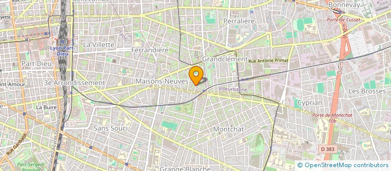 localisation de l'entreprise INDIVISION WELSCH-FOURNAGE  VILLEURBANNE