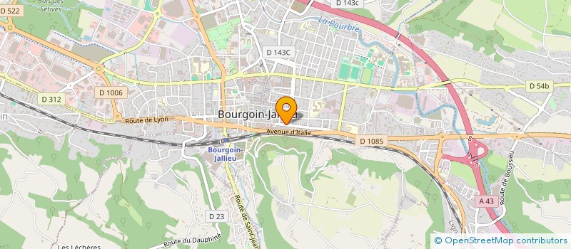 localisation de l'entreprise INDIVISION WERNERT BOURGOIN  BOURGOIN-JALLIEU