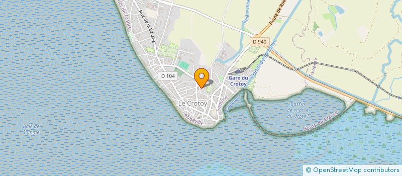 localisation de l'entreprise INDIVISION WIBART MICHEL ET DOMINIQUE à LE CROTOY