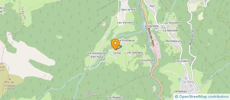 localisation de l'entreprise INDIVISION WICHERS  LA BAUME