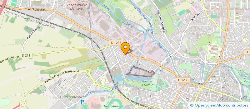 localisation de l'entreprise INDIVISION WILLIAM WILTORD ET PARISI KIMBERLEY  AMIENS