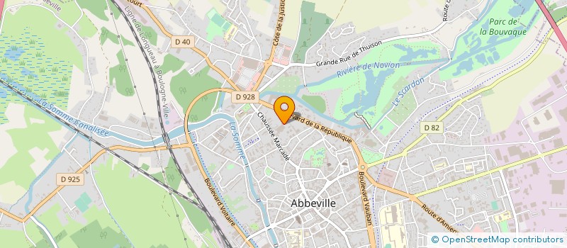 localisation de l'entreprise INDIVISION WIRQUIN à ABBEVILLE