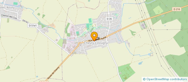 localisation de l'entreprise INDIVISION WOFSY  CHEVRY-COSSIGNY