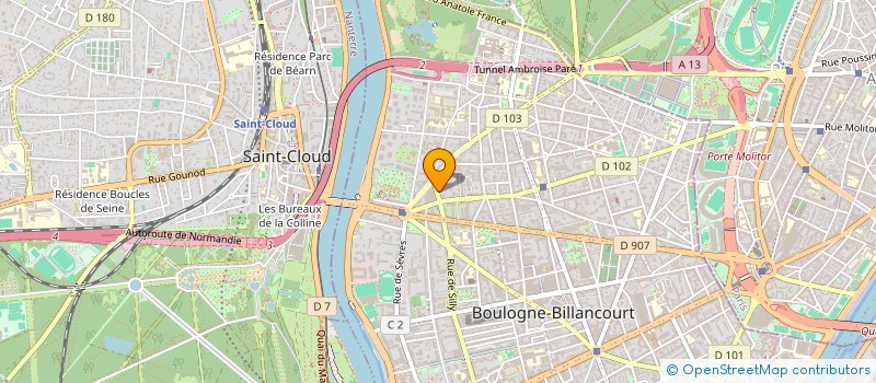 localisation de l'entreprise INDIVISION WORTMAN JOFRE  BOULOGNE-BILLANCOURT