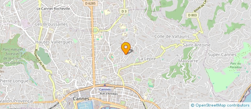 localisation de l'entreprise INDIVISION WRZONCKI-KALFA à CANNES