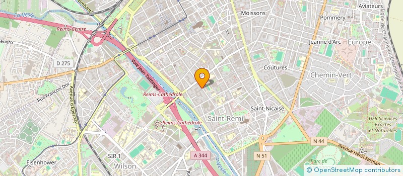 localisation de l'entreprise INDIVISION XAMBEU CLAUDE FRANCOISE  REIMS
