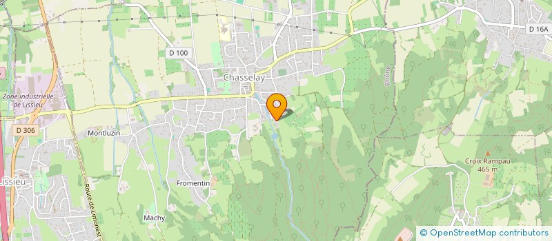 localisation de l'entreprise INDIVISION XAVIER CAMUT  CHASSELAY