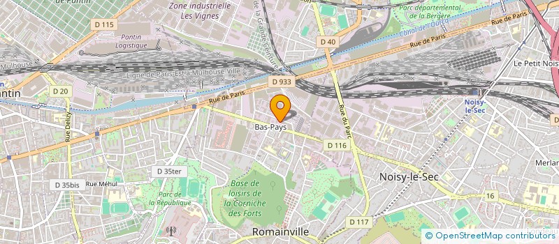localisation de l'entreprise INDIVISION YACINE SAHNOUNE LUCIL CHAUVIERE  ROMAINVILLE