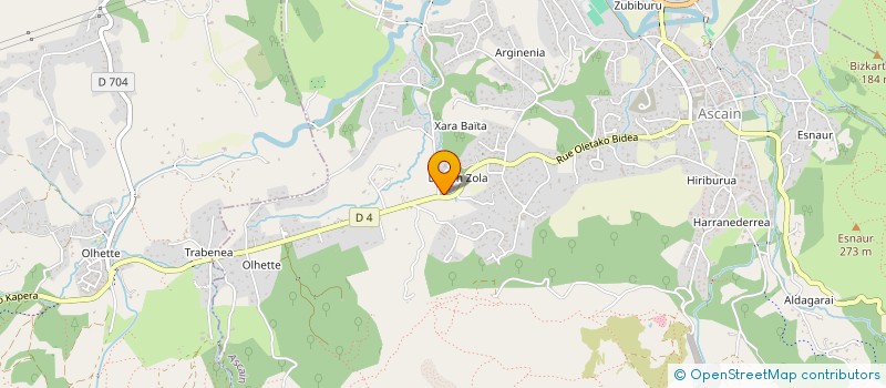 localisation de l'entreprise INDIVISION YANCI SANDRINE ET MARC  ASCAIN