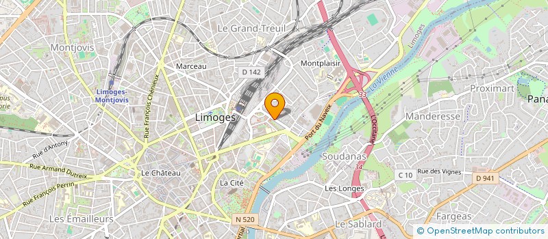 localisation de l'entreprise INDIVISION YANG YANG à LIMOGES