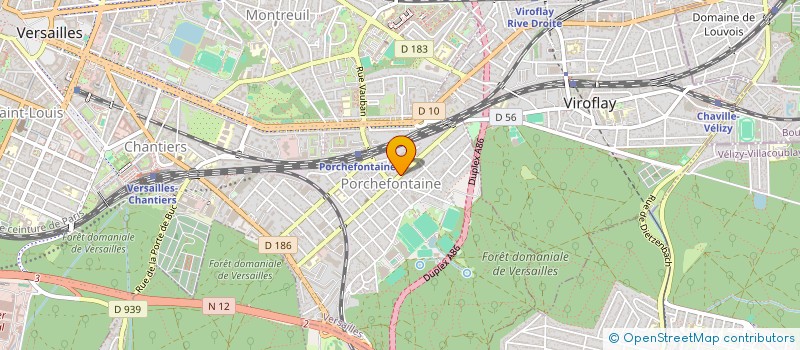 localisation de l'entreprise INDIVISION YVES LE COZ à VERSAILLES