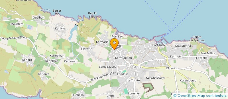 localisation de l'entreprise INDIVISION YVON JEAN à GROIX