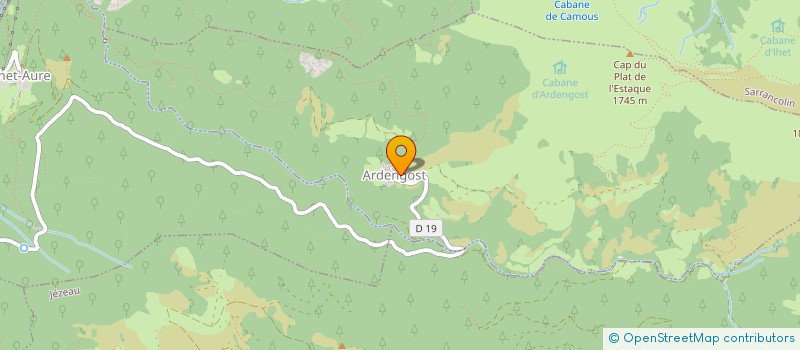 localisation de l'entreprise INDIVISION ZAGO-POUGET  LOUDENVIELLE