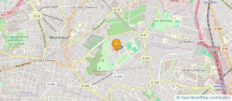 localisation de l'entreprise INDIVISION ZAGREBA LANSON à MONTREUIL