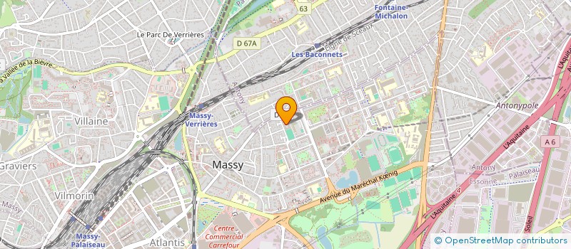 localisation de l'entreprise INDIVISION ZAHRAOUI BAAKRIM à MASSY