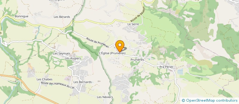 localisation de l'entreprise INDIVISION ZALIO  PRUNIERES