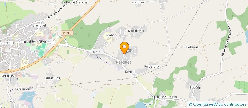 localisation de l'entreprise INDIVISION ZALIO DAMIEN, QUENTIN, GILDAS ET CLEMENT  SARZEAU