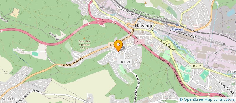 localisation de l'entreprise INDIVISION ZAMORA - PIEILLER  HAYANGE