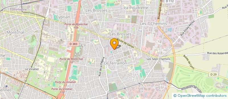 localisation de l'entreprise INDIVISION ZANETTE  BRON