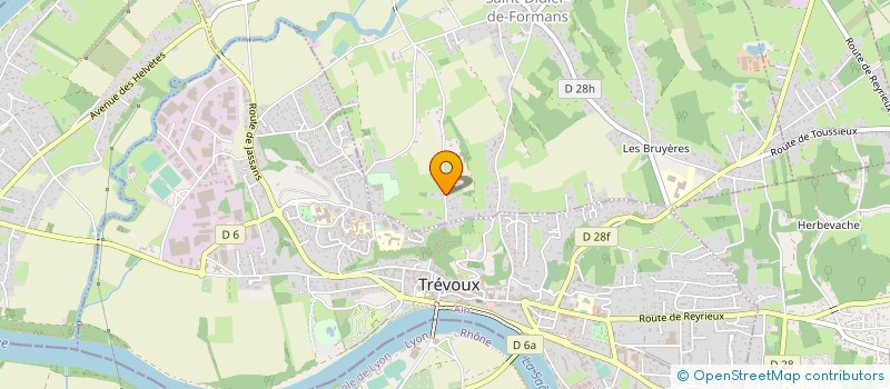 localisation de l'entreprise INDIVISION ZANETTY  SAINT-DIDIER-DE-FORMANS