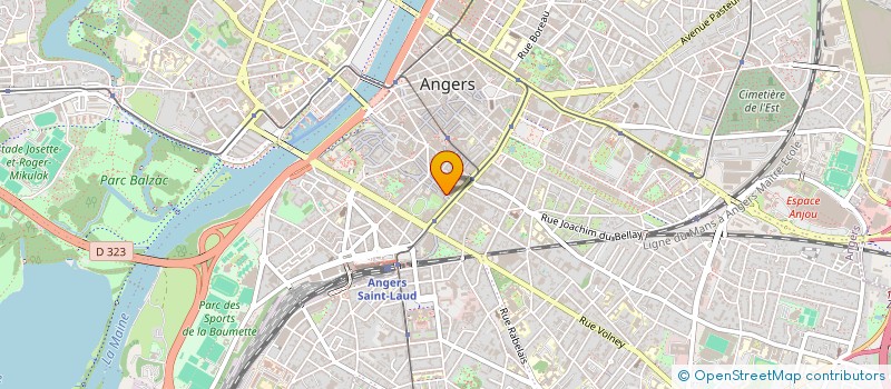 localisation de l'entreprise INDIVISION ZANIER DURU à ANGERS