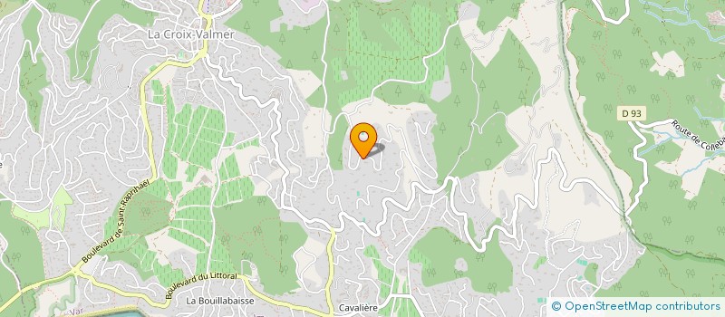 localisation de l'entreprise INDIVISION ZIEGLER ZIEGLER KAFFENBERGER  LA CROIX-VALMER