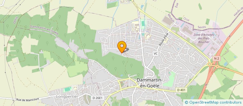 localisation de l'entreprise INDIVISION ZULBEARI  DAMMARTIN-EN-GOELE