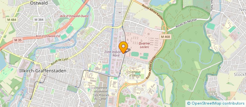 localisation de l'entreprise INDIVISION ZUMSTEIN  ILLKIRCH-GRAFFENSTADEN