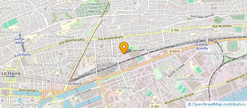 localisation de l'entreprise INDIVISION ZURICH  LE HAVRE