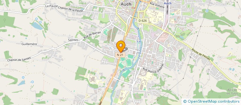 localisation de l'entreprise INDIVISION ZYMERI  AUCH