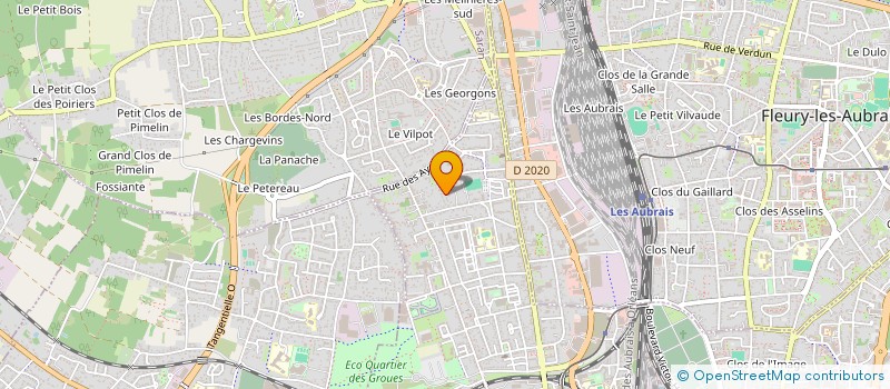 localisation de l'entreprise INDIVISIONPINON CHRISTOPHE ET PINON FREDERIC  ORLEANS