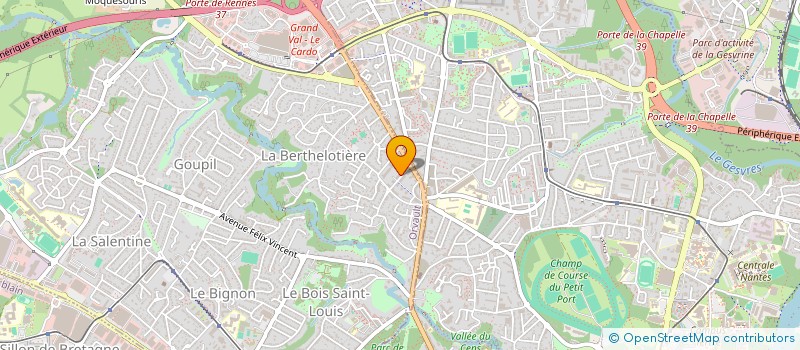 localisation de l'entreprise INDIVISIONS PIREAUD à ORVAULT