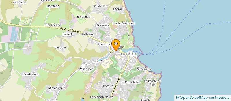 localisation de l'entreprise INDIVISON BANET à LE PALAIS