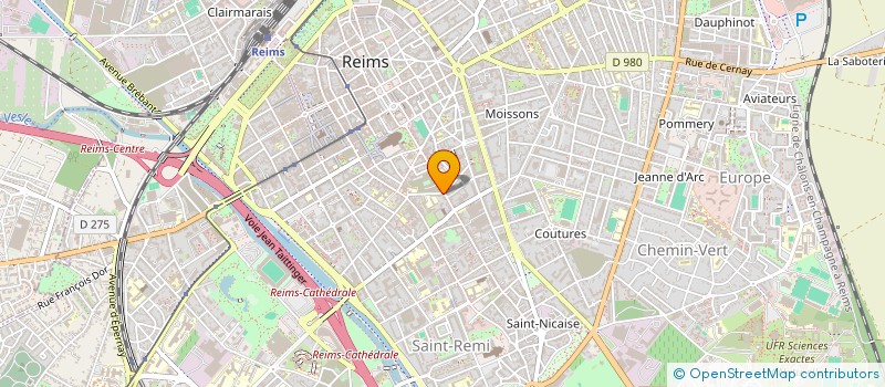 localisation de l'entreprise INDIVISON DECAUX-SIMON  REIMS