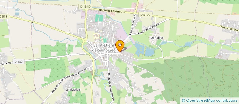 localisation de l'entreprise INDIVISON FERREIRA à SAINT-ETIENNE-DE-SAINT-GEOIRS
