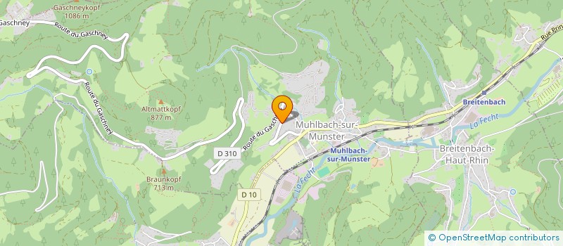 localisation de l'entreprise INDIVISON FIRER HERTHA  MUHLBACH-SUR-MUNSTER