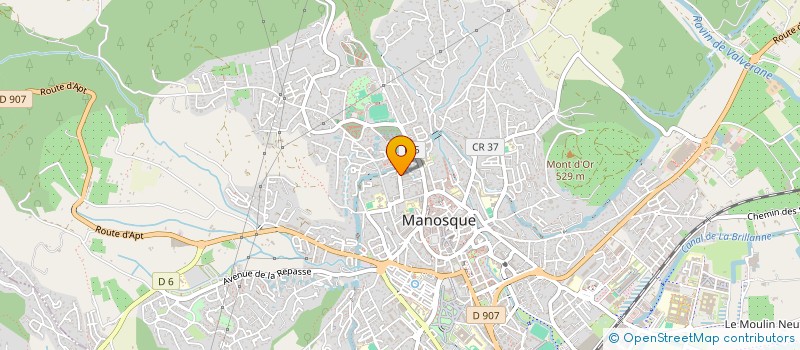 localisation de l'entreprise INDIVISON GIOVINAZZO CHANETZ  MANOSQUE